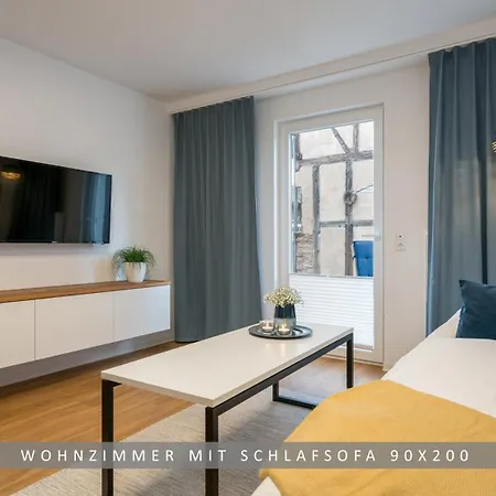 Hund Ohne Aufpreis -apartment Leinetal - Kamin In Der & Kaminholz Kostenlos - Hochwertige Hotelbettwaesche, 7 Min Zur Seenplatte, Privat Parkplatz - 1-3 Personen Appartamento *